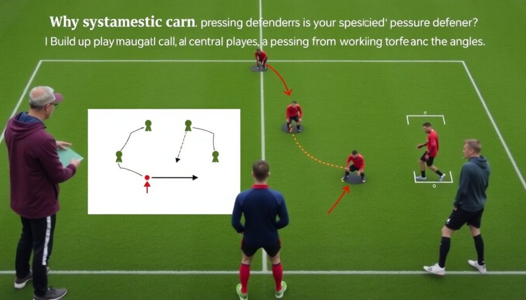 Разбор самых эффективных схем для давления на центрального защитника - иллюстрация