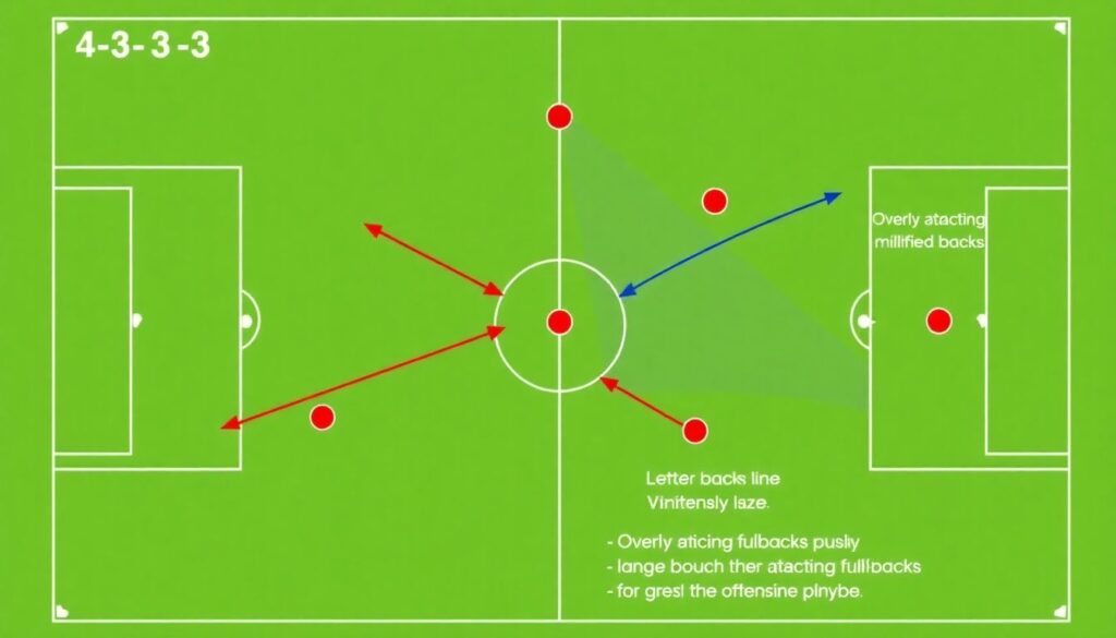 Тактические схемы 4-3-3 и 4-2-3-1: преимущества и слабые стороны - иллюстрация