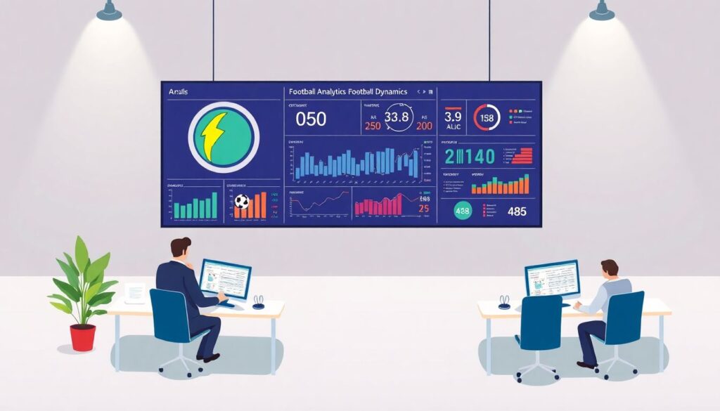 Разбор динамики движения игроков на поле в матчах топ-лиг - иллюстрация