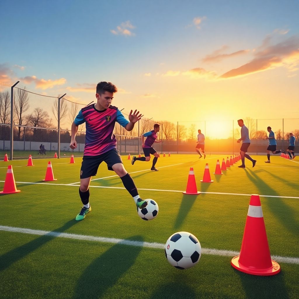 Индивидуальная техника в футболе: дриблинг, обводка, финты и точность паса