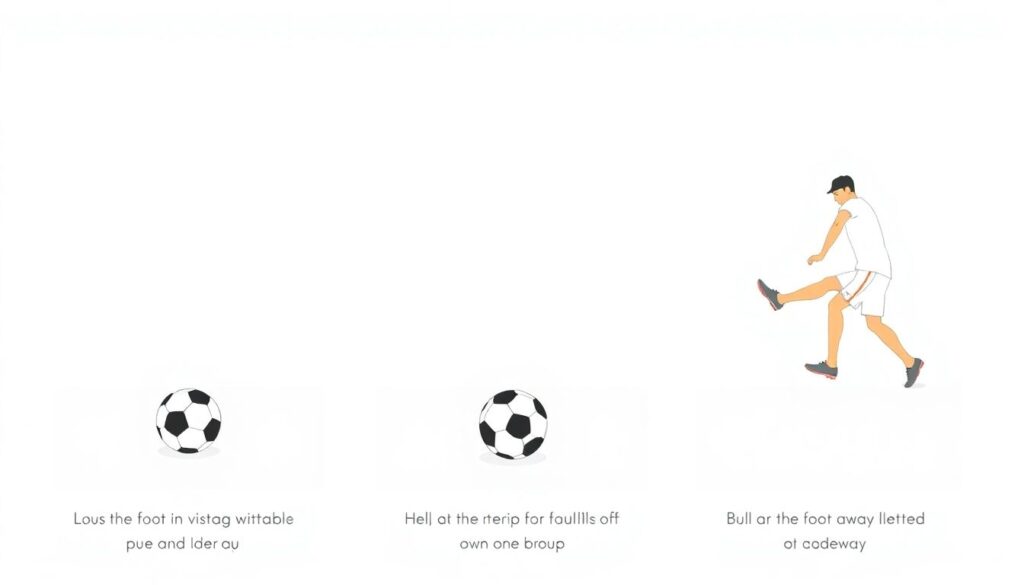 Требования к технике приема мяча на двух ногах - иллюстрация