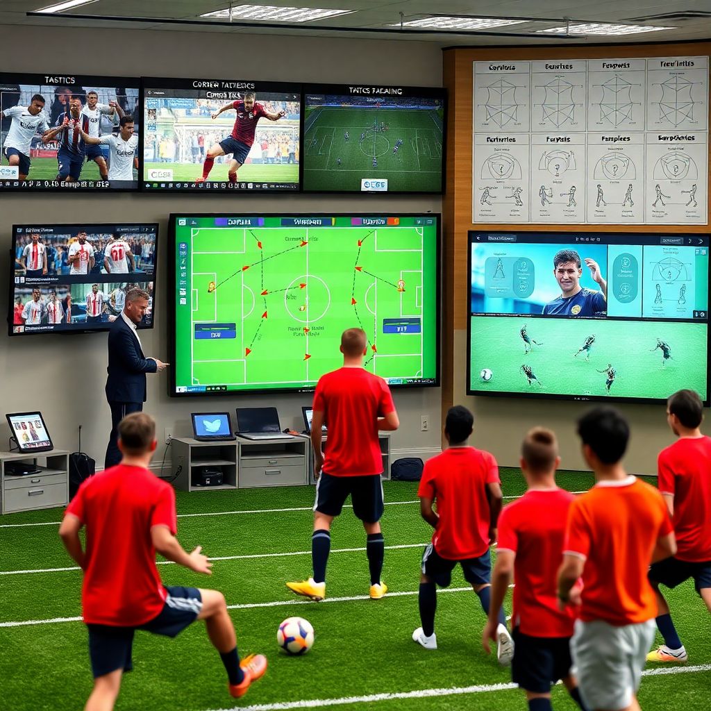 Как формируется репертуар угловых и штрафных ударов в современном футболе